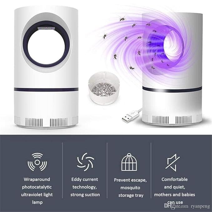 USB Mosquito Killer Lamp – Silent Safe Electric Insect Trap | Bug Zapper Pakistan