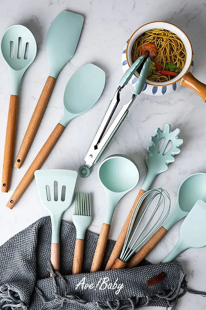 Silicone Kitchen Utensils 12pcs Set