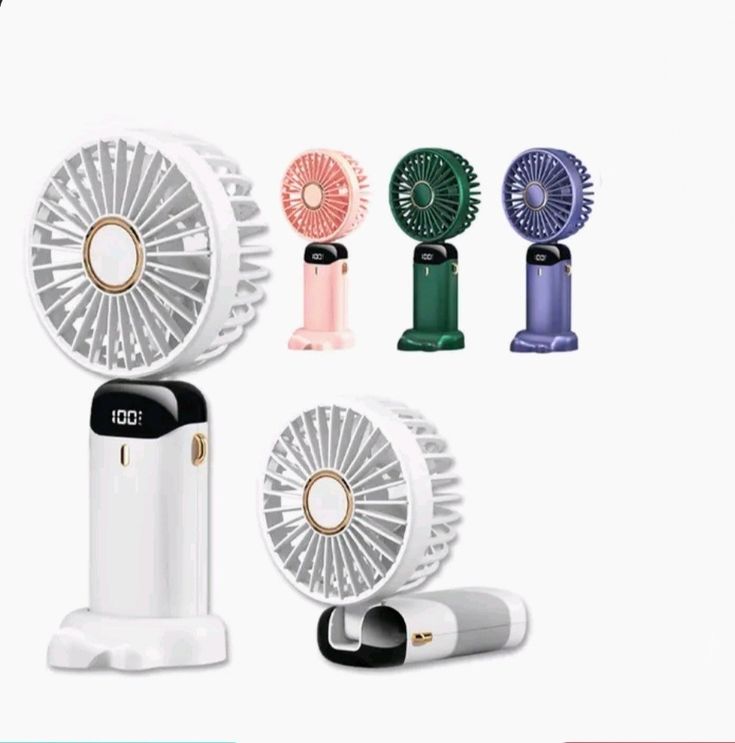 N15 Handheld USB Portable Rechargeable Fan β Digital Display Folding Mini Fan