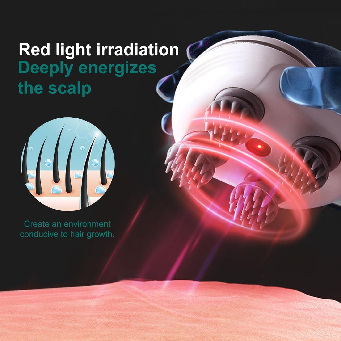 Smart Scalp Massager – Electric Head Massage Comb for Hair Growth Pakistan