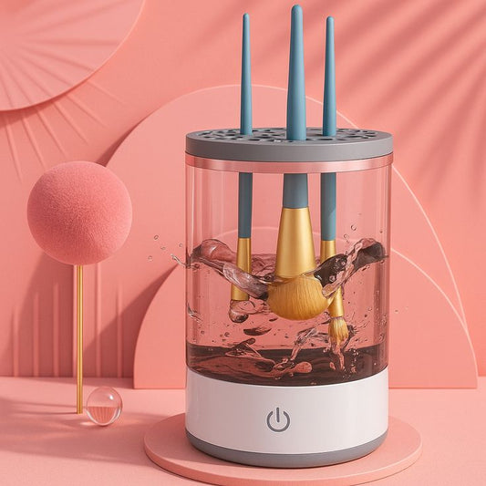 Makeup Brush Cleaner – Electric Automatic Brush Cleaning Machine for Deep Cleaning & Quick Drying