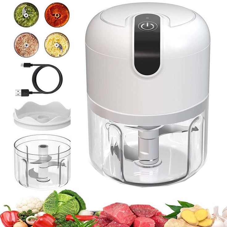Rechargeable Mini Chopper – Portable Electric Food Chopper for Vegetables, Garlic & Meat