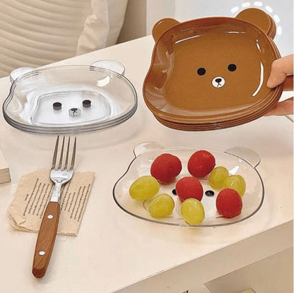 8PCS Bear Plate Set with Stand – Premium China Dinnerware Pakistan
