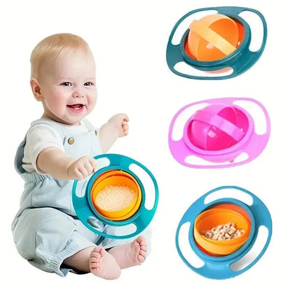 Universal Gyro Bowl 360 Degree – Spill Proof Baby Feeding Bowl Pakistan