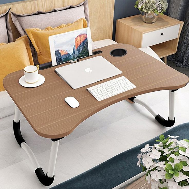 Large Laptop Table – Adjustable Portable Bed & Sofa Laptop Desk