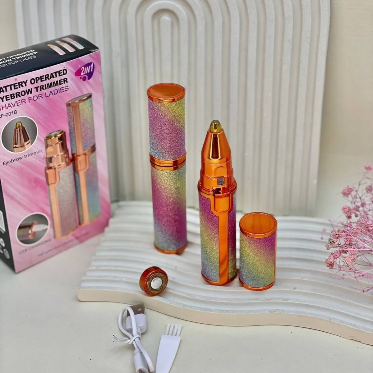 Flawless 2-in-1 Hair Removal & Trimming Device – Painless Electric Trimmer Pakistan