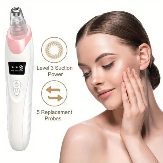Electric Blackhead Remover Vacuum – 5 Head Pore Cleaner