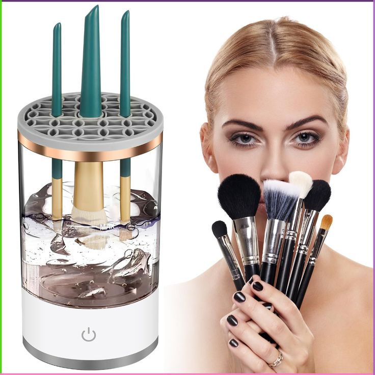 Makeup Brush Cleaner – Electric Automatic Brush Cleaning Machine for Deep Cleaning & Quick Drying