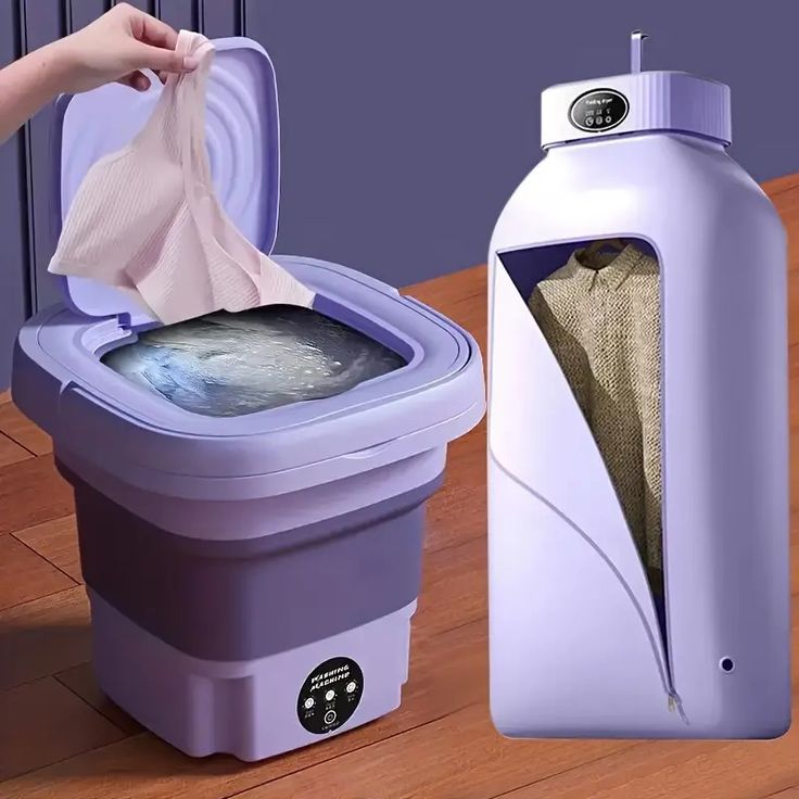 Foldable Washing Machine – Portable Mini Washer for Baby Clothes, Travel & Apartments