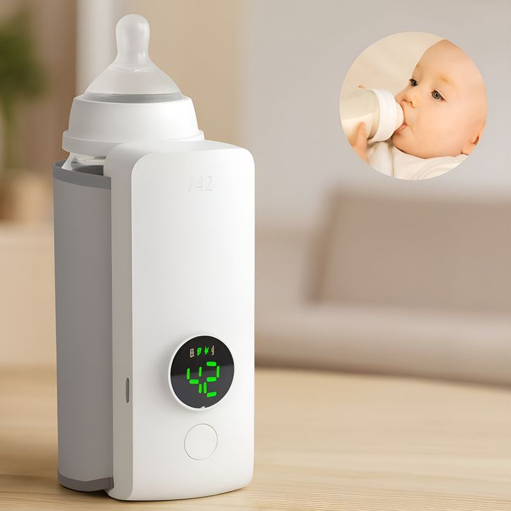 Rechargeable Baby Milk Warmer – Portable Bottle Heater for Travel & Home
