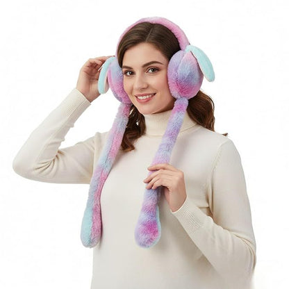 Cute Rabbit Earmuffs Pakistan – Adjustable Winter Ear Warmers