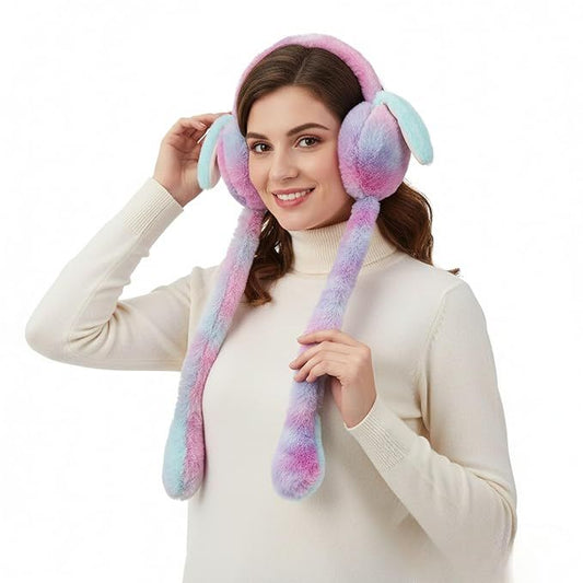 Cute Rabbit Earmuffs Pakistan – Adjustable Winter Ear Warmers