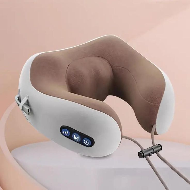 U-Shaped Pillow Massager – Electric Neck & Shoulder Massage Pillow with Heat