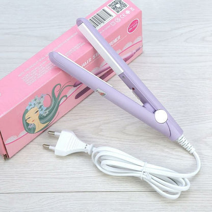 Mini Hair Straightener – Portable Ceramic Flat Iron for Women | Compact Travel Hair Styling Tool