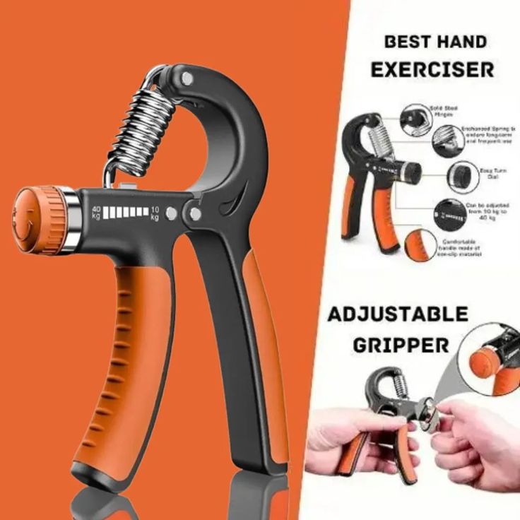Hand Gripper with Counter – Best Quality Adjustable Hand Grip Strengthener for Gym & Home Workout