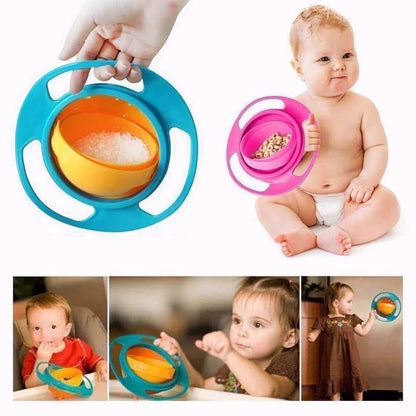 Universal Gyro Bowl 360 Degree – Spill Proof Baby Feeding Bowl Pakistan