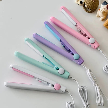 Mini Hair Straightener – Portable Ceramic Flat Iron for Women | Compact Travel Hair Styling Tool