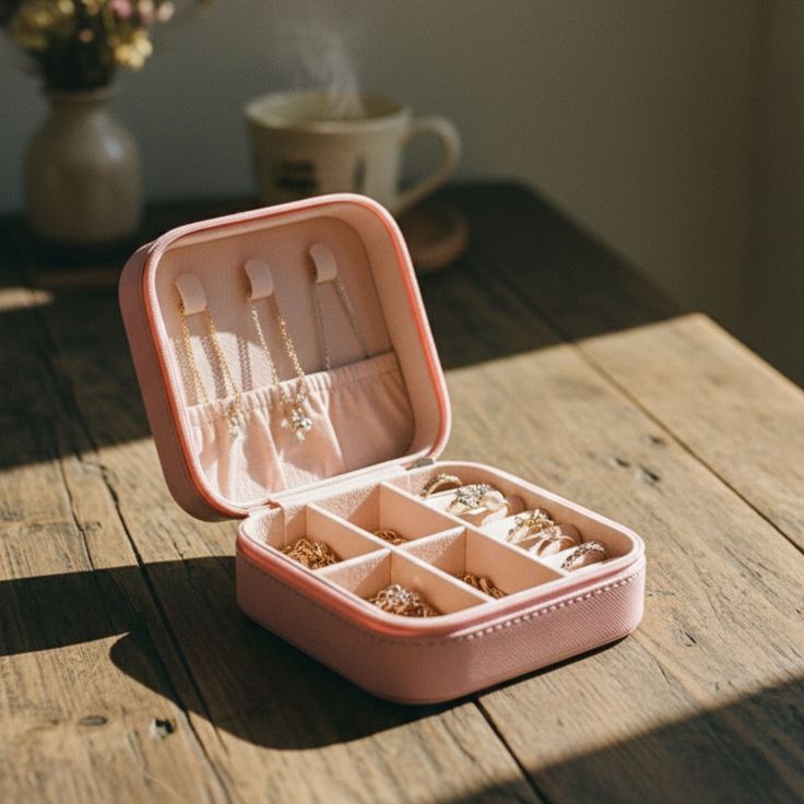 Mini Jewelry Travel Case – Portable Jewelry Organizer Box Pakistan
