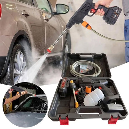 Electric High Pressure Car Wash Gun – Powerful Portable Water Spray Cleaner