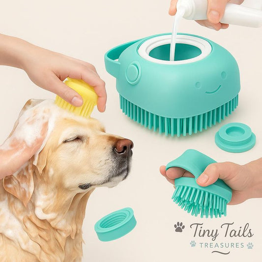 Pet Bathing Brush Pakistan – Dog Cat Massage Brush
