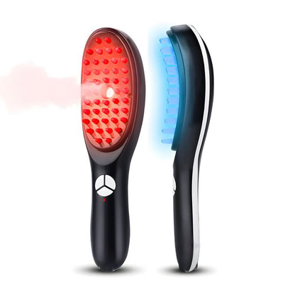 Hair Growth Brush with Steam & Vibration – Electric Scalp Massager Comb