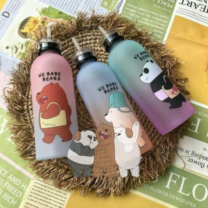 Panda Bear Water Bottle with Straw – Cute Kids Water Bottle Pakistan
