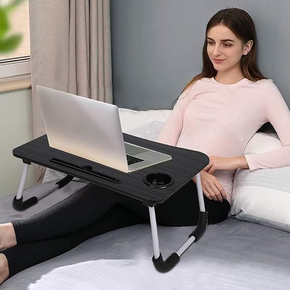 Large Laptop Table – Adjustable Portable Bed & Sofa Laptop Desk