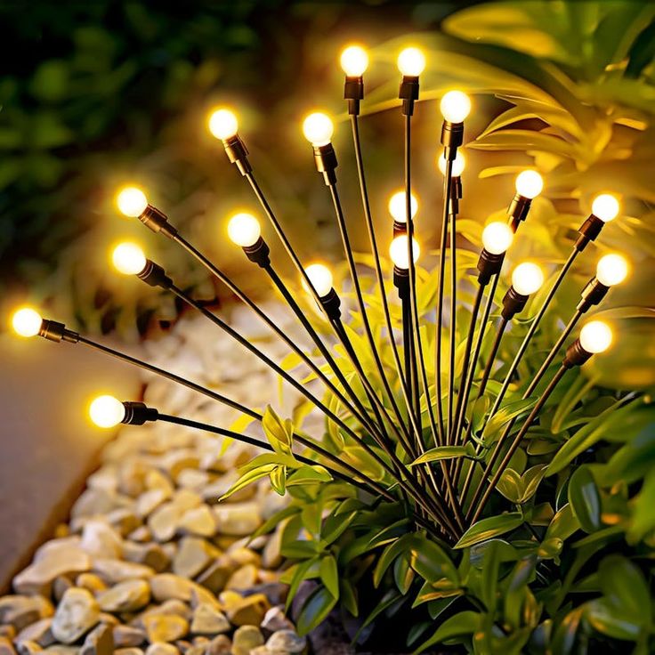 FireFly Flower Solar Lights – Outdoor Garden Decoration Lights Pakistan