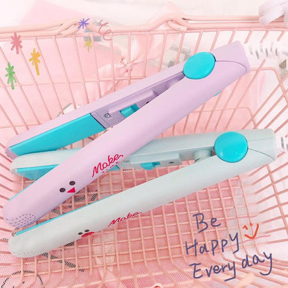 Mini Hair Straightener – Portable Ceramic Flat Iron for Women | Compact Travel Hair Styling Tool