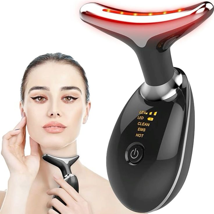 Digital Face & Neck Massager – 3 Mode Electric Skin Lifting Device