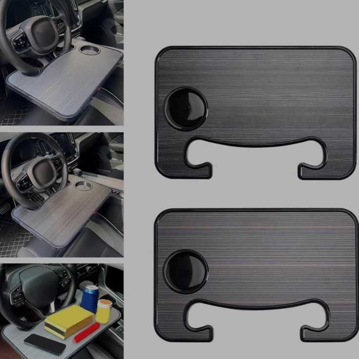 Car Wheel Plastic Desk Holder (Black only)