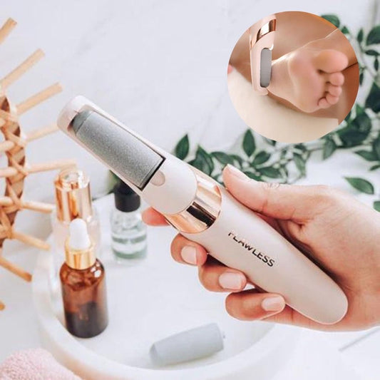 Rechargeable Pedicure Tool – Flawless Pedi Electronic Dead Skin Remover for Soft & Smooth Feet