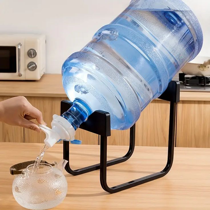 Metal Stand for 19L Water Bottle with Tap & Nozzle – Heavy Duty Water Dispenser Stand