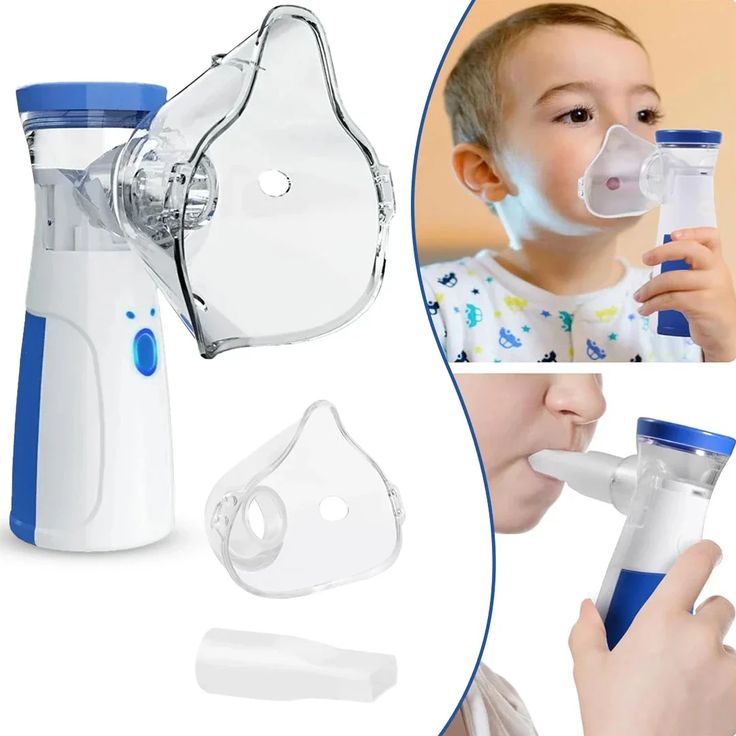 Portable Mesh Nebulizer – USB Rechargeable Quiet Inhaler for Adults & Kids