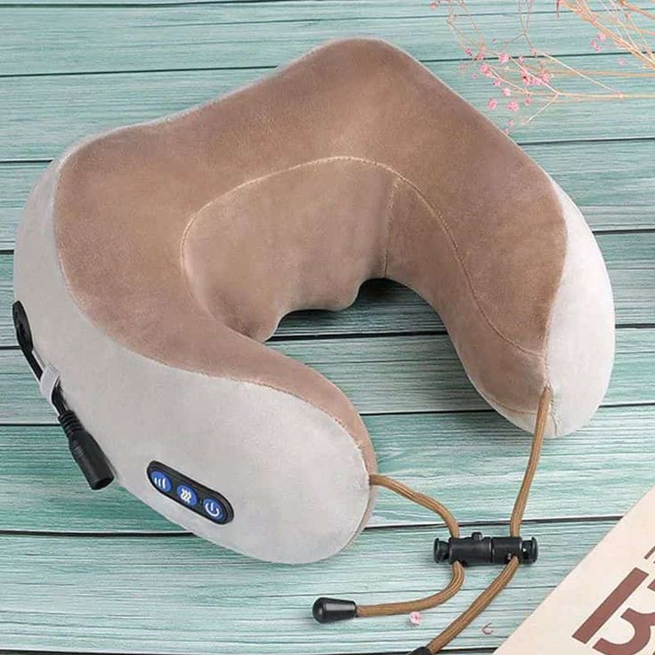 U-Shaped Pillow Massager – Electric Neck & Shoulder Massage Pillow with Heat