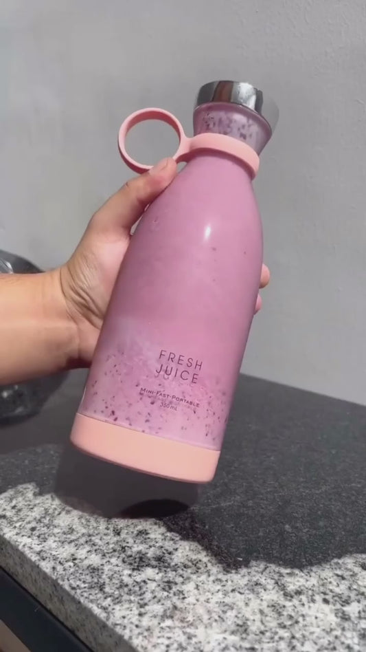 Portable Mini Juicer Blender Rechargeable USB | Fresh Juice Maker Bottle Pakistan