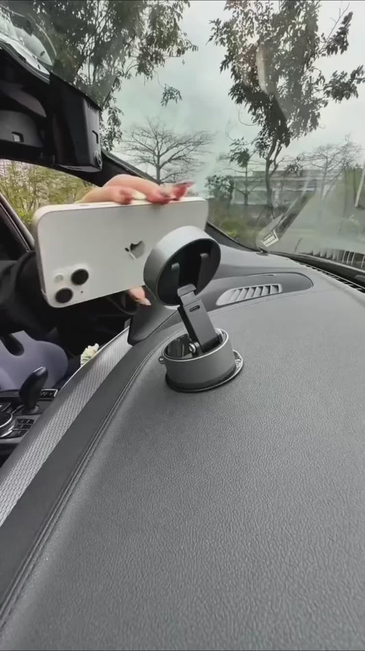Car Magnetic Mobile Holder – 360° Rotating Dashboard & Air Vent Phone Mount