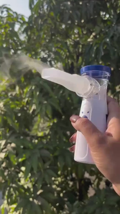 Portable Mesh Nebulizer – USB Rechargeable Quiet Inhaler for Adults & Kids