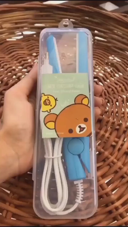 Mini Hair Straightener – Portable Ceramic Flat Iron for Women | Compact Travel Hair Styling Tool