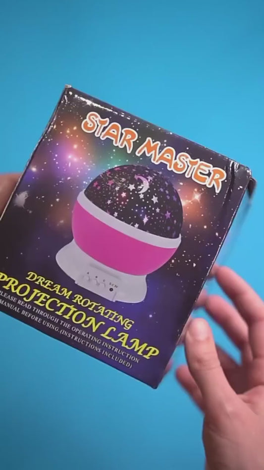 360° Rotating LED Star Lamp – Starry Sky Projector Night Light for Home & Kids