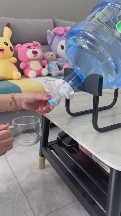 Metal Stand for 19L Water Bottle with Tap & Nozzle – Heavy Duty Water Dispenser Stand