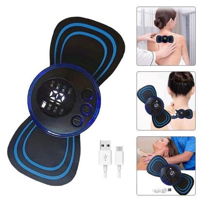 Rechargeable EMS Butterfly Massager for Muscle Toning