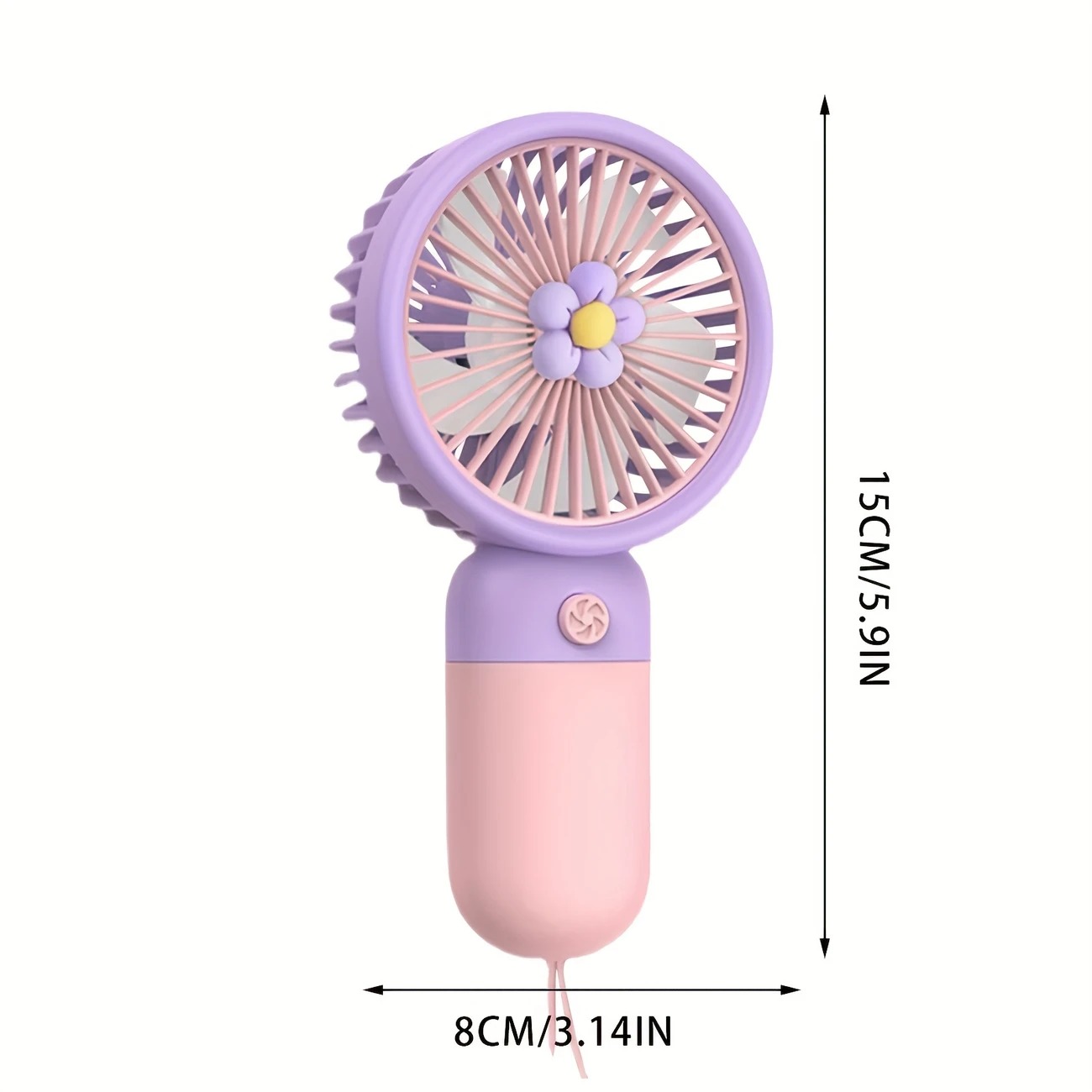 USB Rechargeable Mini Fan – Handheld Pocket Fan for Travel & Desk - Image 5