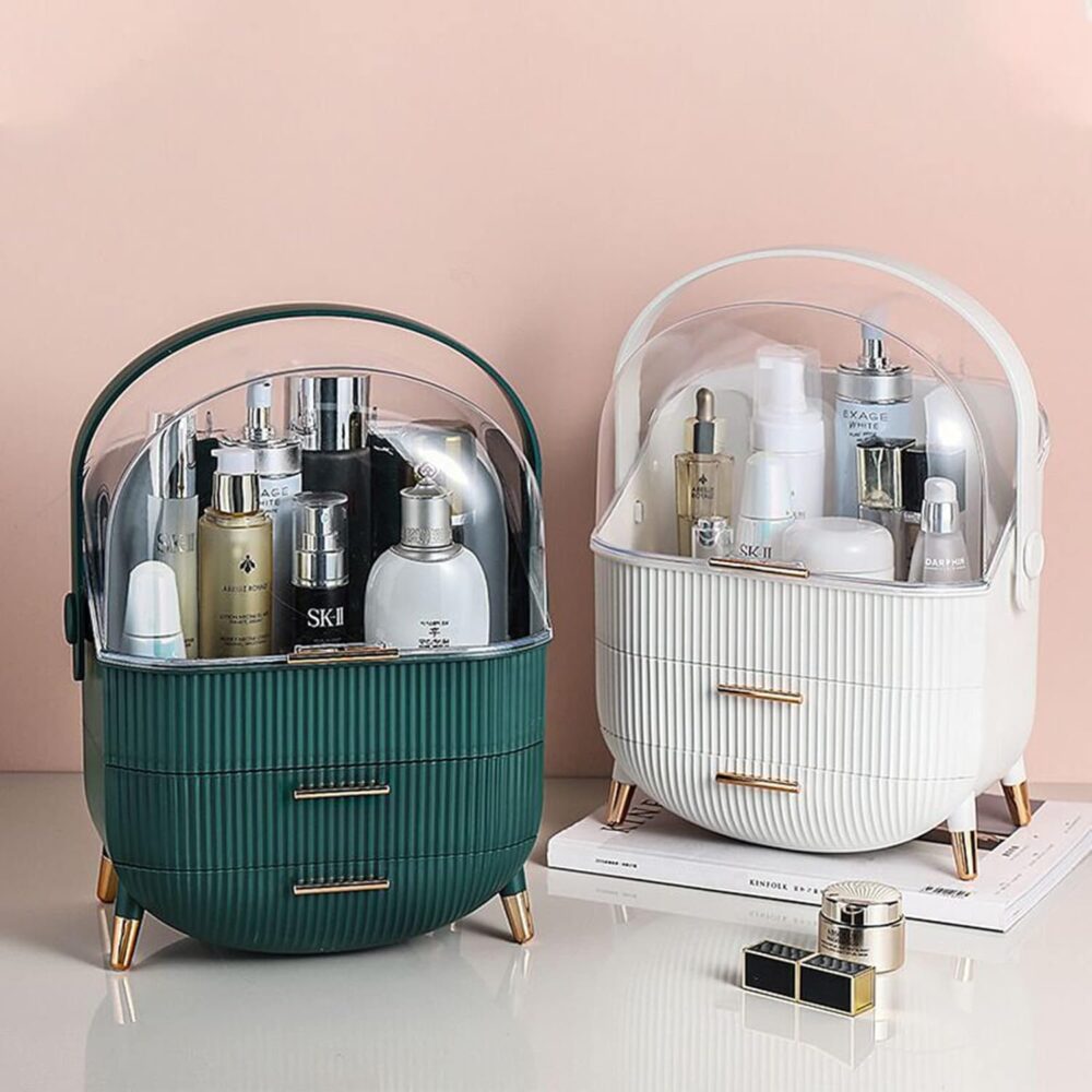 Luxury Portable Cosmetic Organizer Box. - Image 3