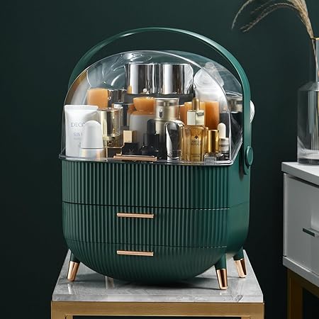 Luxury Portable Cosmetic Organizer Box.