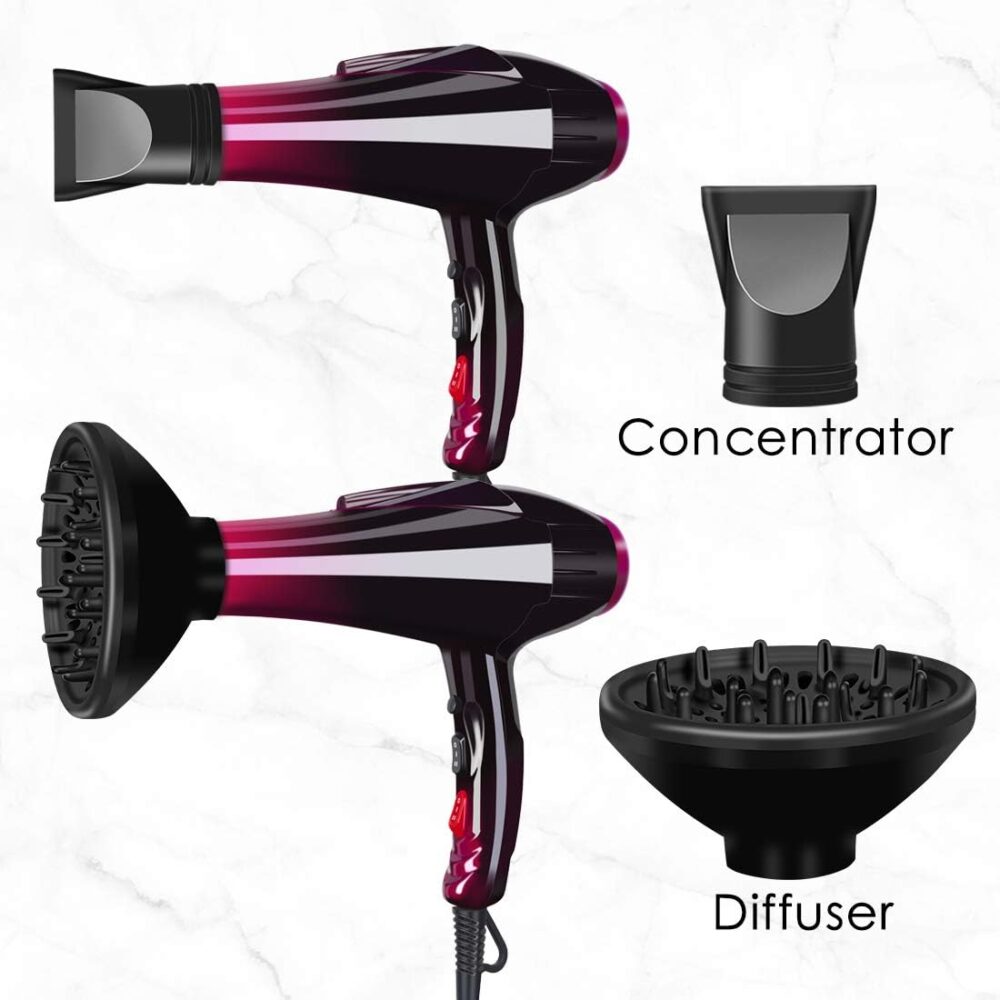 Professional Hair Dryer in Pakistan | 3000W Ionic Hair Dryer - Image 4