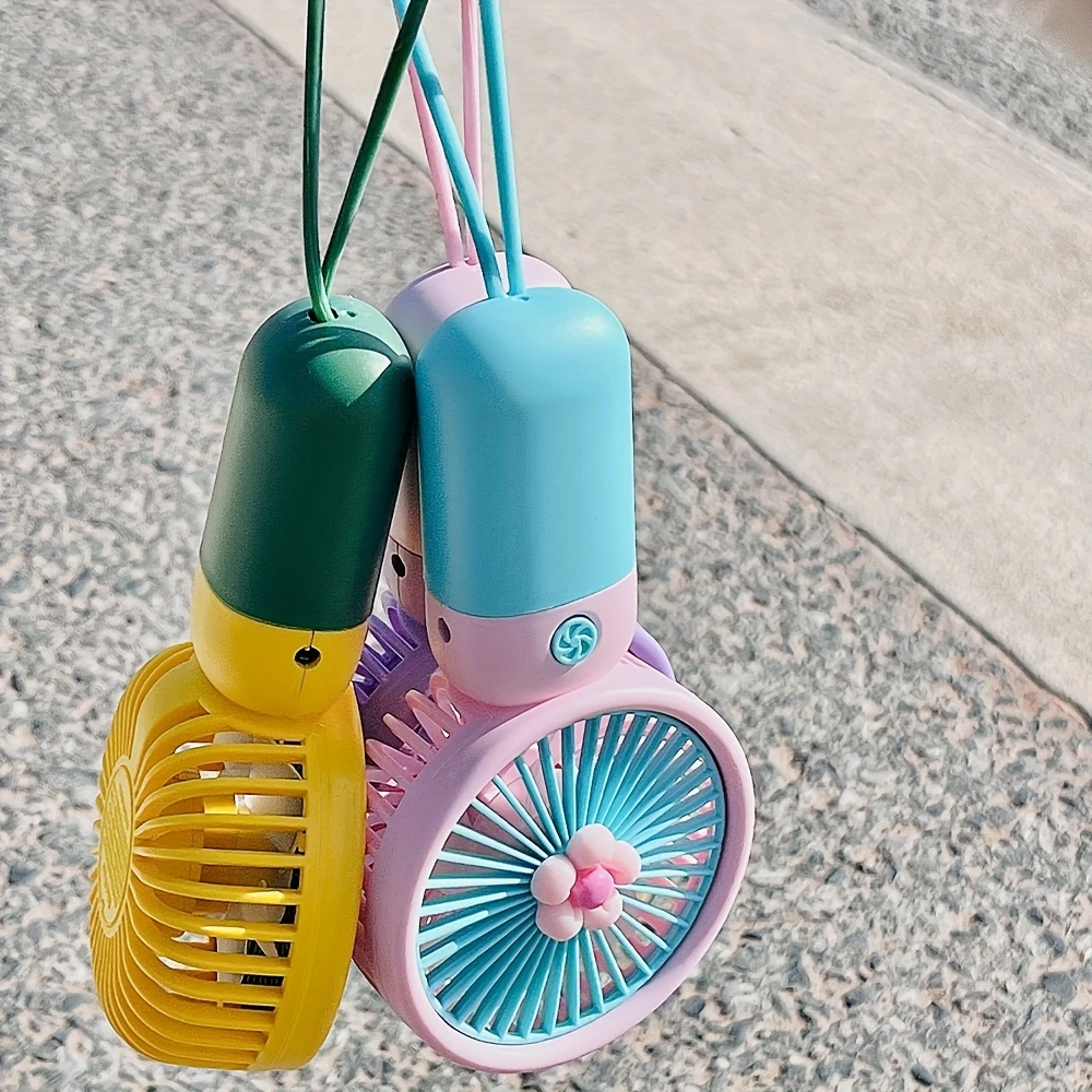 USB Rechargeable Mini Fan – Handheld Pocket Fan for Travel & Desk - Image 3