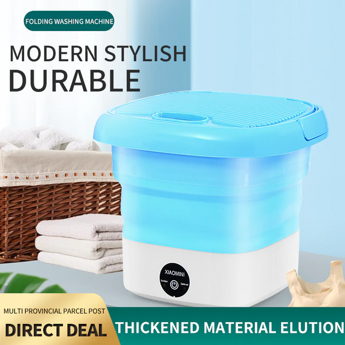 Powerful Mini Foldable Washing Machine with dryer, Huge Capacity