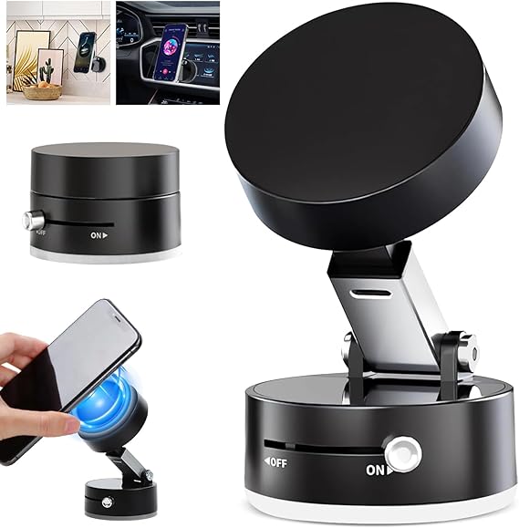 Vacuum Magnetic Suction Phone Holder 2025