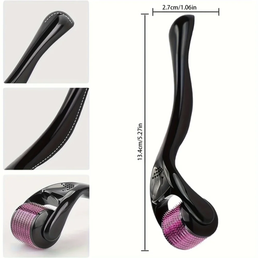 2pcs Titanium Roller Suitable for Facial Hair and Beard - 0.25mm, Ideal for Men and Women - Image 6